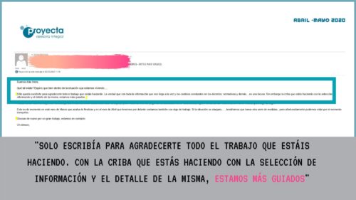 testimonios proyecta