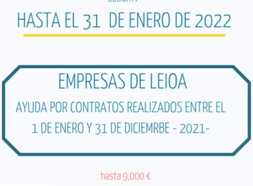 LEIOA - AYUDA A LA CONTRATACION 2021
